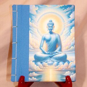 Buddhist Teachings Mauka Way: The Mountain Path — Handmade Full‑Color Art Hawaii